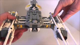 HDYWing Fighter 7658 Lego Star Wars ReviewGermanDeutsch [upl. by Pelligrini]