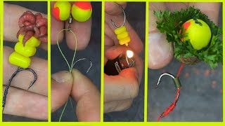 Montage Asticots Bouillette Carpe Amour Blanc Fishing [upl. by Queena]