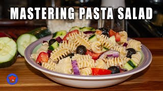 Mastering Pasta Salad  MEDITERRANEAN STYLE 🍅🌿 [upl. by Areta]