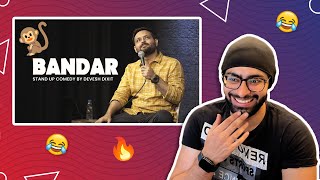 Reacting to BANDAR  Standup comedy  Devesh Dixit [upl. by Itnaihc]