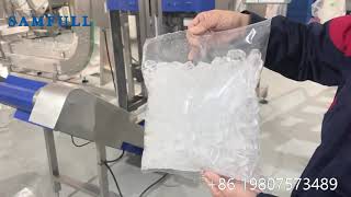 Máquina empacadora de cubitos de hielo de 25 kg y 5 kg máquina empacadora de tubos de hielo [upl. by Gerdeen565]