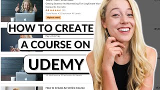 Udemy Tutorial  How to create an online course for elearning 2023 [upl. by Imnubulo]