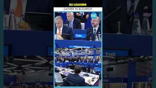 EU Leaders Gather In Hungarys Budapest For OneDay Summit [upl. by Diao]