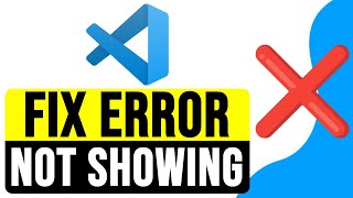 FIX Error NOT SHOWING in Design View 2024  Enable or Disable Error Squiggles in VSCode [upl. by Halimak]