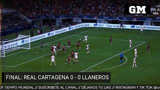 ⚽️REAL CARTAGENA VS LLANEROS EN VÍVO TORNEO BETPLAY FECHA 5⚽️ [upl. by Nonnahsed]