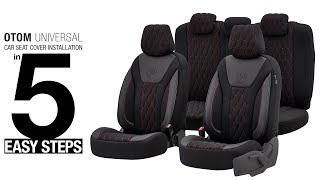 How To Install Otom Universal Size Car Seat Covers [upl. by Adnirem]