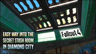 How to Get to the Secret Room in Diamond City the Super Easy Way 💎 Fallout 4 Tips amp Tricks [upl. by Orfurd]