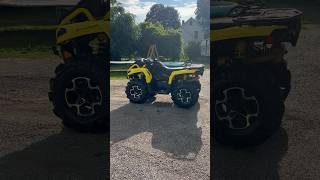 2019 canam outlander xmr 570 idle walk around atv canam brappp mud toys yellow [upl. by Uaerraj]