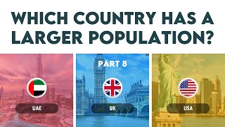 Which country has a larger population Part 8  From Tanzania to Zimbabwe [upl. by Beatriz]