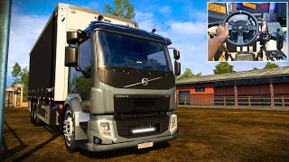 Volvo VM Rigid chassis  Mapa BR Brasil 151  ETS2  Thrustmaster t300rs 4K 60fps [upl. by Tychonn]