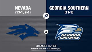 1990 IAA National Championship  Nevada vs Georgia Southern [upl. by Atilamrac]