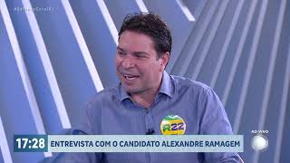 Assista à sabatina com Alexandre Ramagem PL candidato à Prefeitura do Rio de Janeiro [upl. by Ilesara]