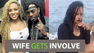 Kiprich WIFE Gets Involve And DlSS His Baby Mother  Popcaan quotTheUnrulyShopquot Launch [upl. by Wooster509]