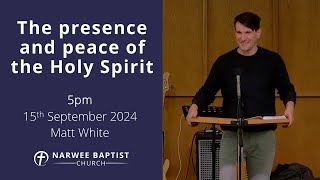 The presence and peace of the Holy Spirit  500pm [upl. by Cilka]