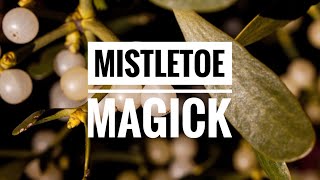 Mistletoe Magick  Mythology magick and folklore  Yule Witchcraft 2 [upl. by Vladimar854]