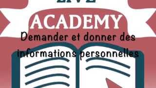 Donner et demander des informations personnelles en français [upl. by Satsoc]