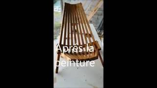 chaise de jardin pliante [upl. by Elbring252]