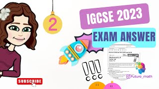 JANUARY 2023 PAPER 1HR  EDEXCEL IGCSE MATHS EXAM  COMPLETE ANSWERS [upl. by Seuqirdor]