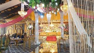 Beautiful Steg DecorationsINRoyal Haveli Marquee Islampura jabbar Decoratd By Rising light decorator [upl. by Rumilly]