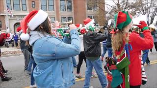 December 9 2018 Miamisburg Marching Band Christmas Parade [upl. by Pengelly]