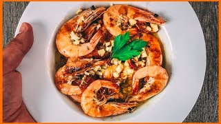 Gambas o Camarones a la Plancha con Vinagreta de Miel y Mostaza 🍤 [upl. by Beaston]