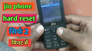 Jio phone f271i hard reset [upl. by Aikas356]