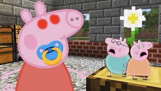 Evil Baby Peppa Pig Hide And Seek In Minecraft [upl. by Giark155]