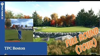 EA Sports PGA Tour 18 Hole Daily at TPC Boston Tour Mode 40824 [upl. by Hymen643]