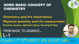 L1 Some Basic Concept of Chemistry I BSc I NEET I JEE I CUET I 11 and 12 [upl. by Fisken]