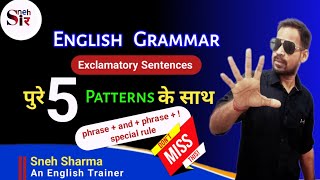 Exclamatory Sentences in English 😲 English Grammar Dear SirSneh Sir [upl. by Ardni955]