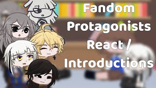 Fandom Protagonists React To Each Other \ Introductions  HSR GI FPE BSD Fallout [upl. by Redep]