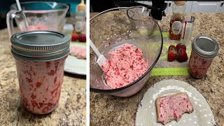 How to Make Compound Butter  Compound Butter  Strawberry Compound Cutter [upl. by Enibas]