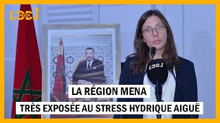 Veronika Ertl  La région Mena très exposée au stress hydrique aiguë [upl. by Arrec]