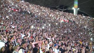 Wir sind Weltmeister  Public Viewing im Olympiastadion München [upl. by Nebuer]