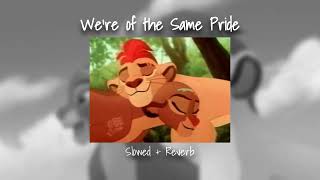 the lion guard  were of the same pride slowed  reverb [upl. by Ahsetel]