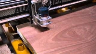 Cybermation Autograph Multicutter 8000 CNC router with Granite Devices Servo drives [upl. by Rurik]