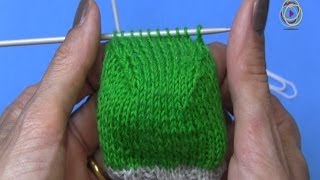 Projekt Sockenstricken hier das Fersenkäppchen 4 Teil [upl. by Namor140]