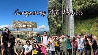 Vlog 13  Conquering Mt Romelo  Buruwisan Falls [upl. by Nottirb]