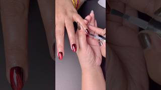 Magnetic 🧲 Cat Eye Gel X Nails at Home 🏡 shorts nails nailextension gelxnails gelnails [upl. by Landon814]