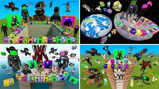 🎁 ALL SKIBIDI 157 LUCKY BLOCKS BOSSES TV CAMERA WOMAN MAN BIG HOLE MOON SPARTAN KICKING in Gmod [upl. by Rambert]