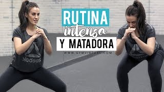 Rutina intensa y matadora de piernas  20 minutos GymVirtual [upl. by Lipp739]