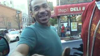 MaxB French Montana amp Los Don on Lenox ave pt 2 [upl. by Fronia]