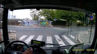 Bus 217 direction Hotel de Ville de Créteil partie 01  avril 2017 [upl. by Misha]