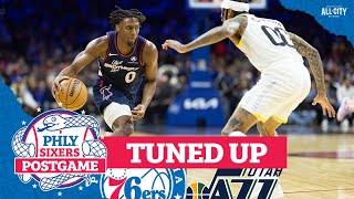 Shorthanded Sixers fall to visiting Jazz for second straight loss  PHLY Sixers [upl. by Borreri756]