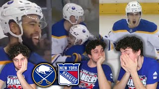 TRASH Rangers SMACKED By the Sabres  NYR Fan Reaction [upl. by Wakerly]