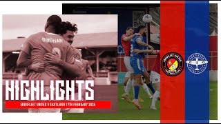 HIGHLIGHTS  Ebbsfleet United Vs Eastleigh [upl. by Selrahcnhoj]