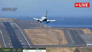 Live Action Madeira Airport 19082024 Part 02 [upl. by Enerahs]