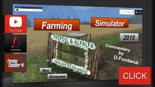 FS15 Mod Showcase  Textures Trifoil Alfalfa eng [upl. by Innoc885]