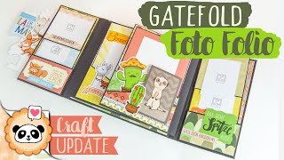 Mein neues GATEFOLD Fotofolio MiniAlbum  Craft Update  Sammyfim  DEUTSCH [upl. by Abran]