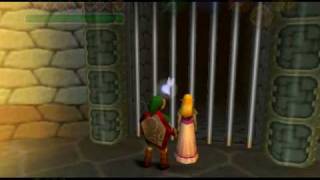 Legend of Zelda Ocarina of Time Walkthrough 14 810 quotGanons Castle Escapingquot [upl. by Conti]